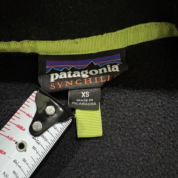 Vintage Patagonia Synchilla XS Snap T Fleece Pullover Sweater Womens - Picture 4 of 6